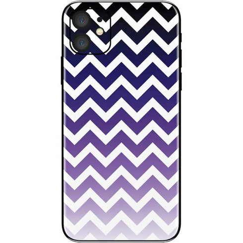 Chevron Purple Ombre iPhone 11 Skin